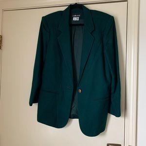 Vintage emerald blazer